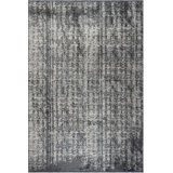 Rapture Contemporary Sublime Charcoal Gray/Light Blue Area Rug
