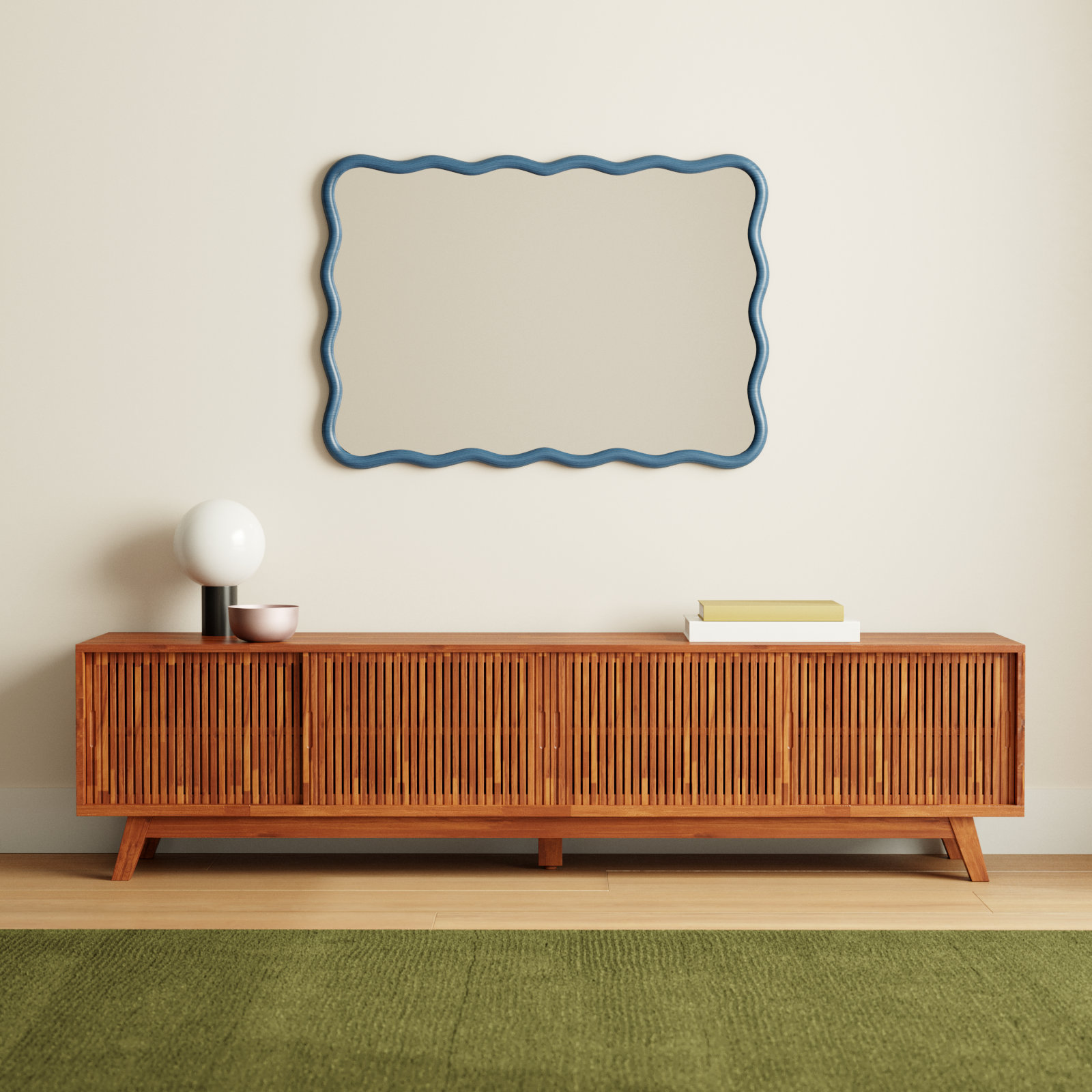 Burton 79'' Media Console, Brown