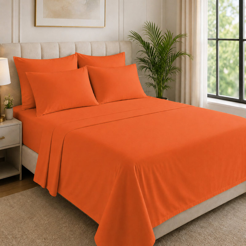 6-Piece Premium Deep Pockets Microfiber Sheet Set, Twin, Teal