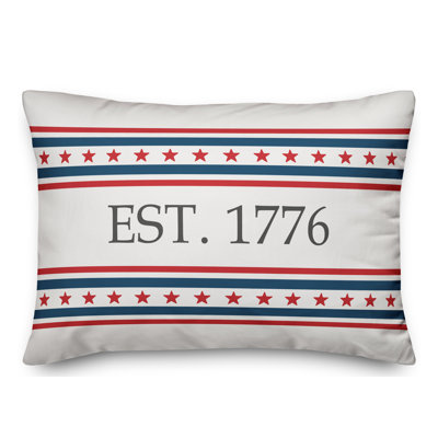  Coussin lombaire intérieur / extérieur USA établi 1776