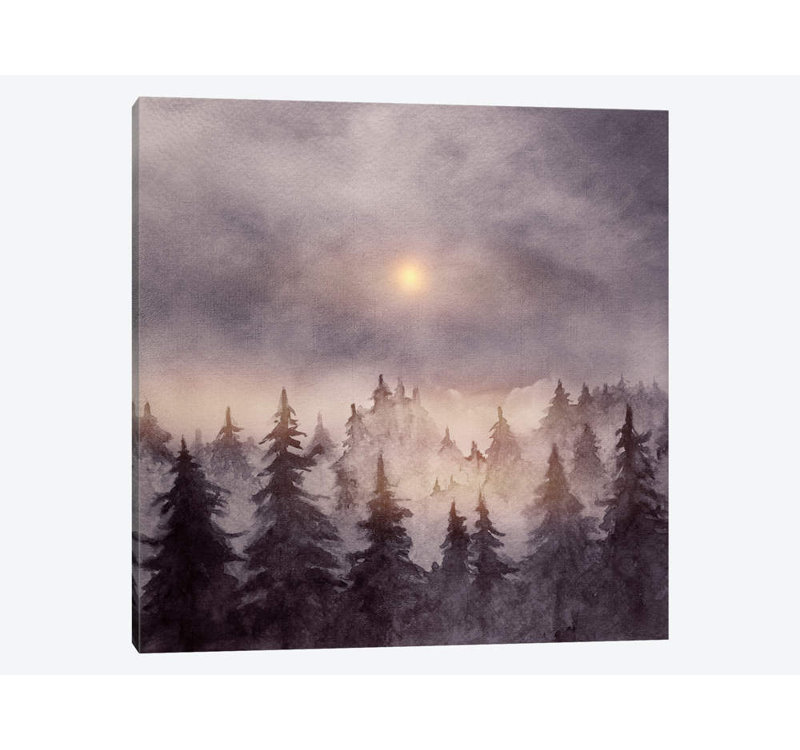 «In The Forest III» par Marco Gonzalez, impression sur toile tendue, H 26 po x l 26 po x P 1,5 po, Toile tendue, Pas de tapis