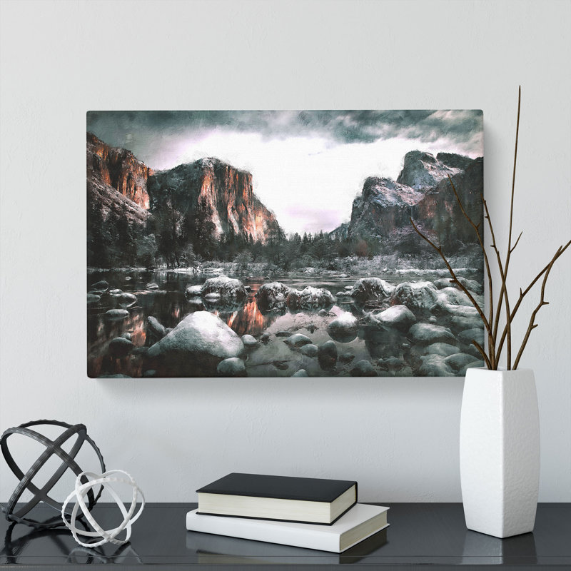 El Capitan Beauty Painting - Wrapped Canvas, 35cm H x 50cm W x 3cm D