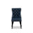 3 Piece Dining Room Furniture Set Includes a Round Kitchen Table with Dropleaf and 2 Polyester Fabric Upholstered Chairs, 42x42 Inch, Black-93577936-126400262-126401041