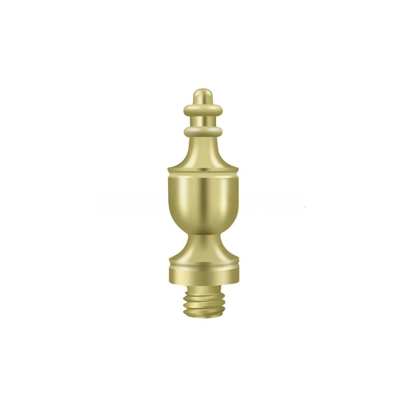 Deltana DSUT10B Urn Tip in Oil-rubbed Bronze, Polished Brass