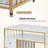 Desk with Drawer and Storage Cabinet, Makeup Vanity Desk with Metal Frame-1696467437