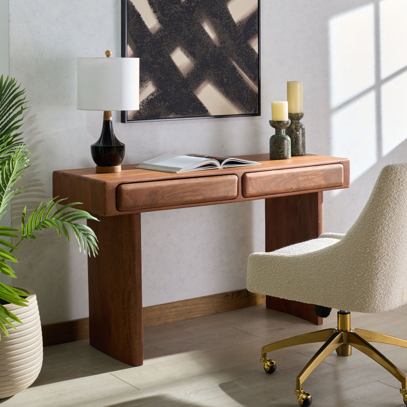 Finley 2 Drawer Wood Desk