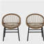 Chaise Edgar (ensemble de 2)