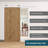 Steel Barn Door Hardware Kit Standard Single-26114175