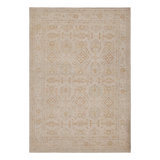 Rug & Kilim’S Oushak Rug In Gray And Beige With All Over Geometric Pattern