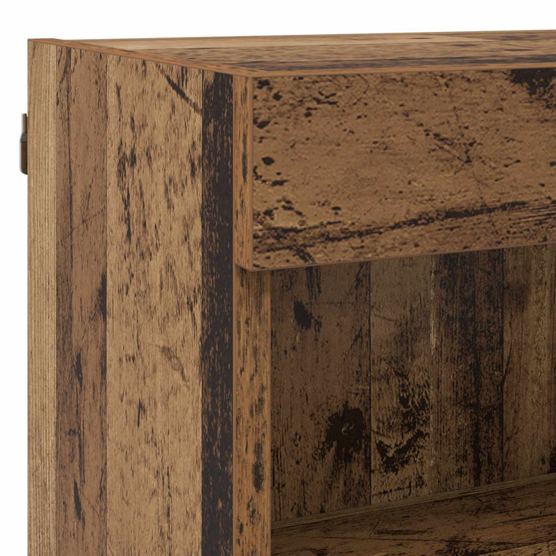 Unfinished Entertainment Centre for TVs up to 77", Old Wood