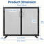 1 Panel Iron Fireplace Screen
