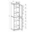 Armoire de salle de bain avec portes Shaker Palace-353194960