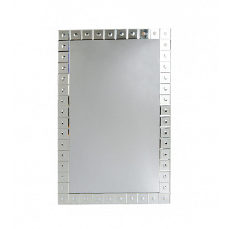 Square Dot Frame Accent Mirror