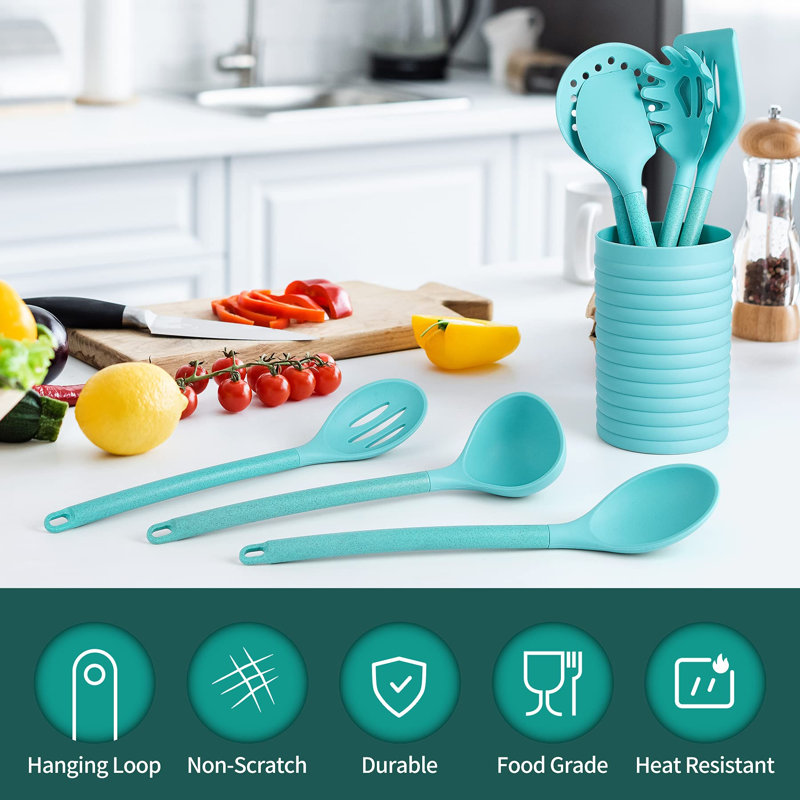 18Pcs Silicone Kitchen Cooking Utensils Set