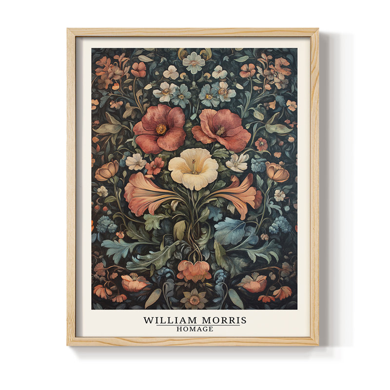 Reproduction encadrée de bois massif de la série XXI de Wil Morris, Naturel, H 15 po x l 12 po