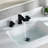 Dean Collection Two-Handle Widespread Short-Veseel Lavatory Bathroom Faucet with Drain Assembly - Matte Black-82373801