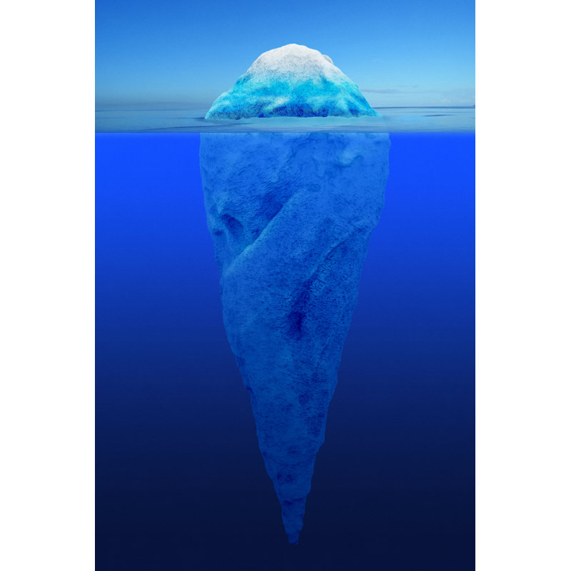 Iceberg by Luismmolina, 48" H x 32" W