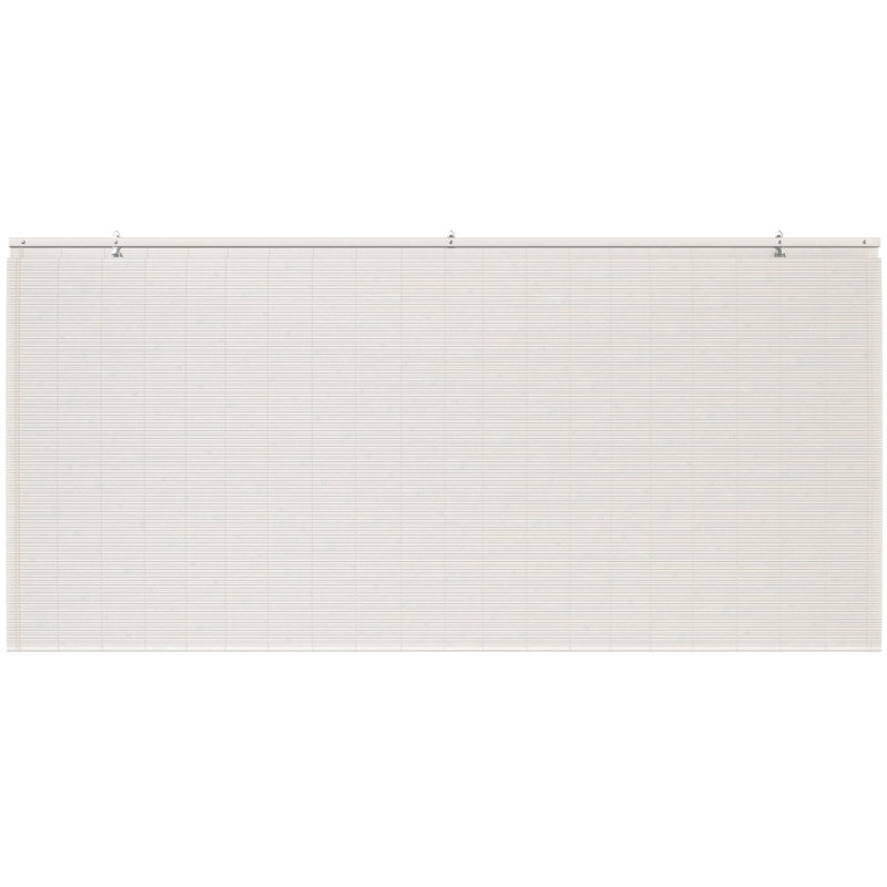 Bamboo Window Shade Blind - White, 60"W x 72"L