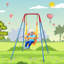 Emeline Freeport Park Metal Swing Set with Swing(s)