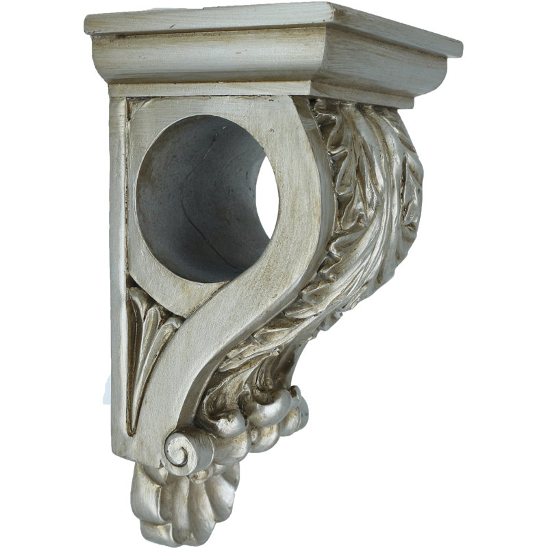 Franny Resin 3.38'' Drapery Sconce, Pewter