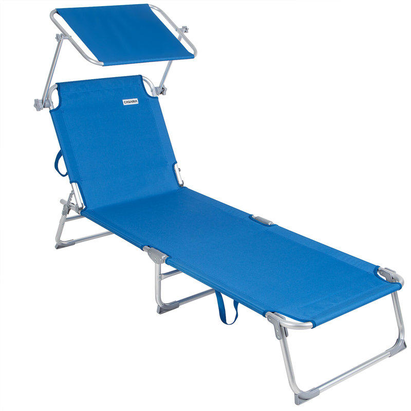 Bushgrove 190cm Long Reclining Single Chaise, Blue