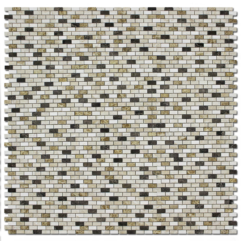 Adriatica 0.63" x 1.25" Marble Mosaic Wall & Floor Tile