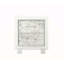 Table de chevet en marbre blanc