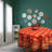 Cotton Block Print Geometric Round Tablecloth