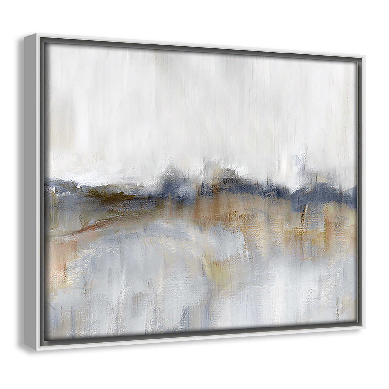 Autumnal Tide by Nan - Floater Frame Print on Canvas, 9.5" H x 11.5" W, White