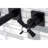 Kingston Brass Millennium Two-Handle 3-Hole Wall Mount Bathroom Faucet-51242180-113043151