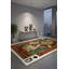 Tapis tissé crème à imprimé tigre Mosso-135840127