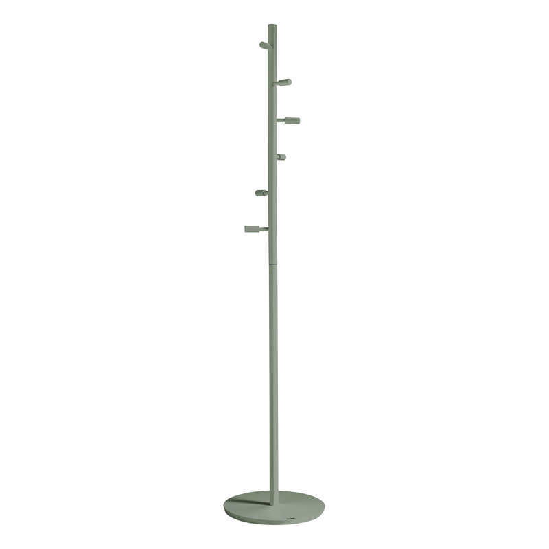 Hawkesbury Solid Wood Freestanding Coat Rack, Green