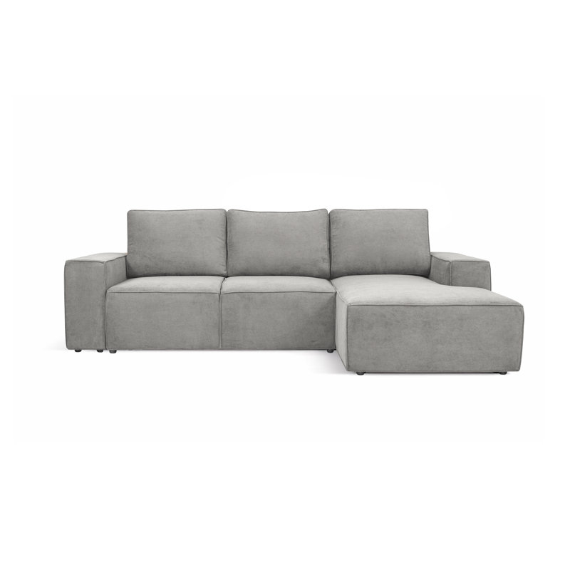 4 Seater Corner Sofa, Light Grey