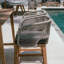 Amadora Outdoor Teak Bar Stool-580460312