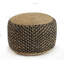 Petit repose-pieds en jute et coton Allmon