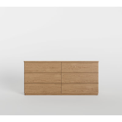 Baxtor 6 Drawer Natural Dresser