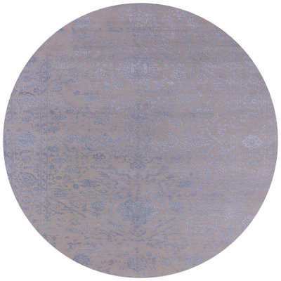 Tapis oriental mauve