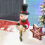 29.25"H Christmas Resin Snowman Porch Décor Includes 8 Warm White Lights With Timer