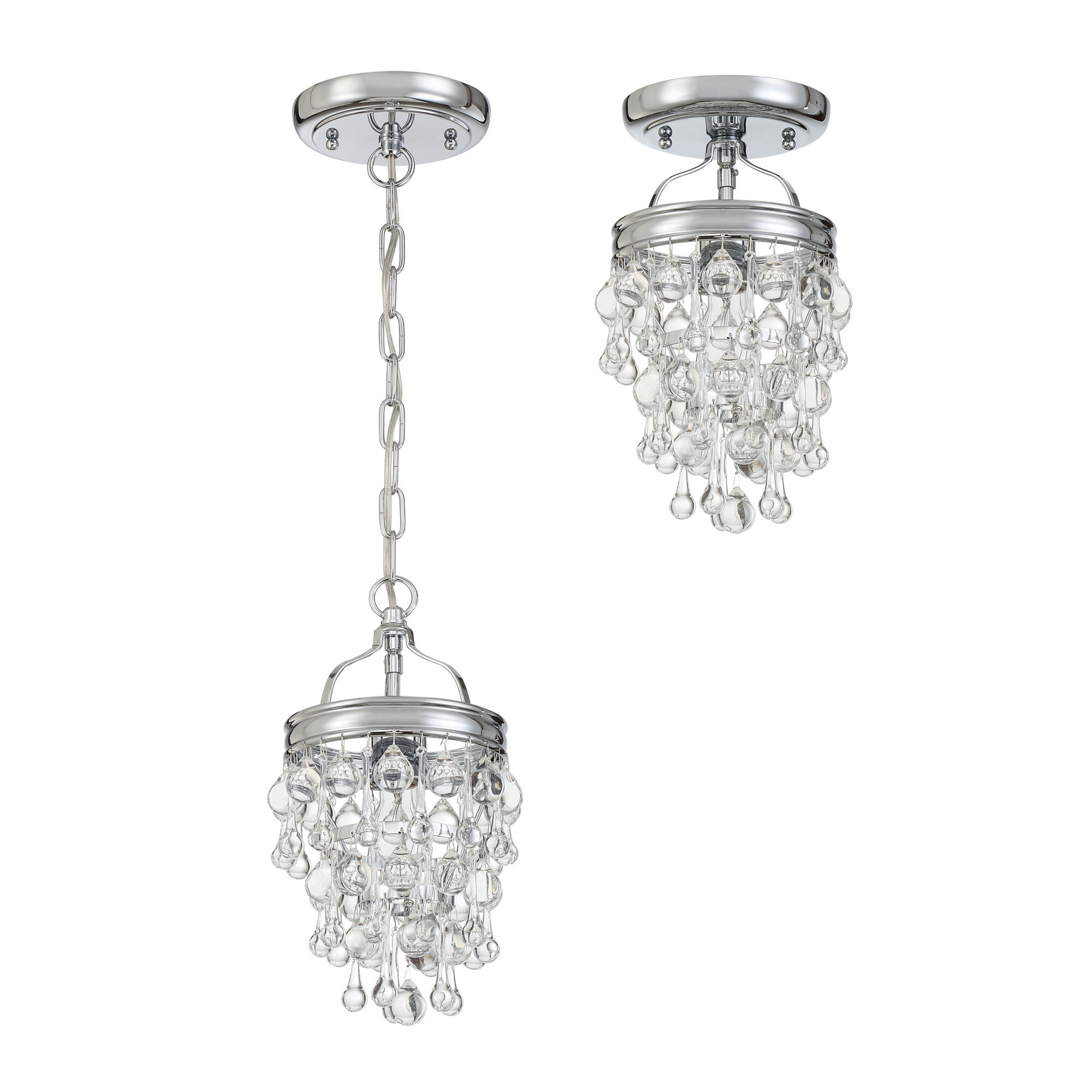 Alto Single Light Dimmable Pendant, Polished Chrome