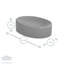 Harbour Housewares - Ceramic Bathroom Accessories Set - 3 Pieces-1261666301