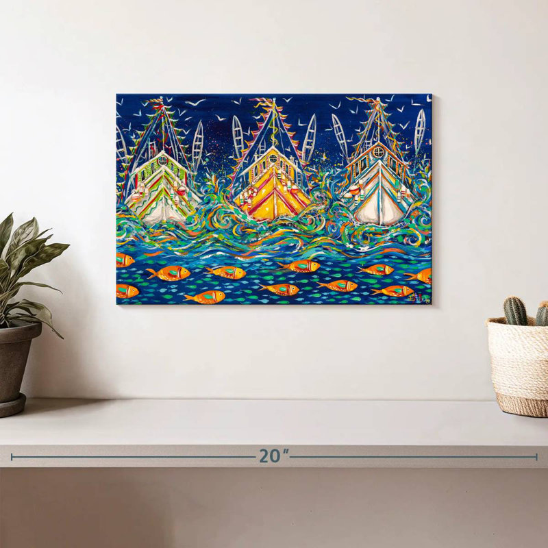 Senne Seas The Day, 8" H x 12" W