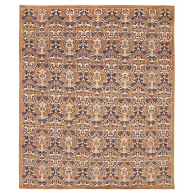 Aatiqa One-of-a-Kind Rectangle 7'11" X 9'7" 1990's Wool Area Rug