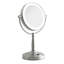 Miroir à éclairage à DEL sans fil grossissant biseauté à double face pour le maquillage ou le rasage Mcelvain-32040113
