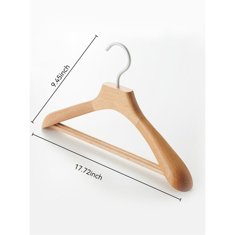 Solid Wood Clothes Hanger, 10