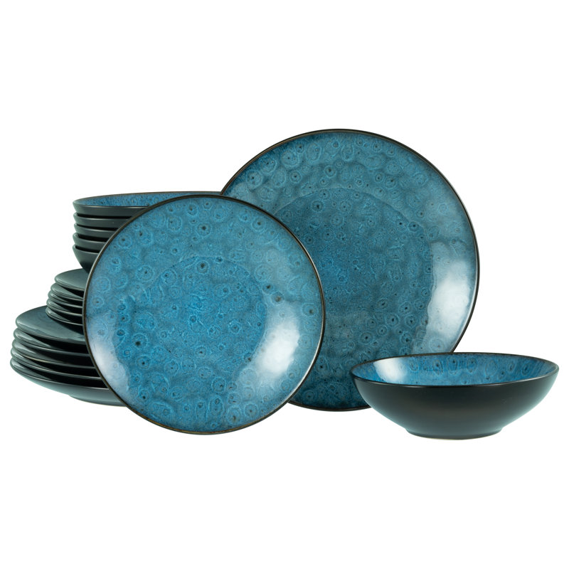 Capri Piece Stoneware Dinnerware Set - Service for 6