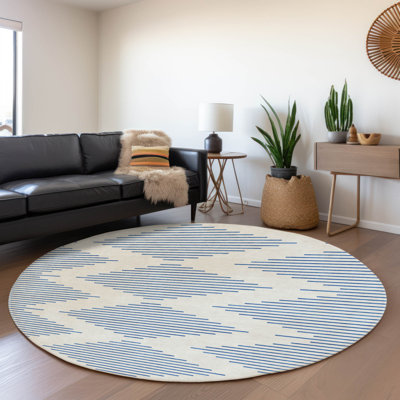 Premium Machine Washable Jahnke AMF1017 Geometric Rug