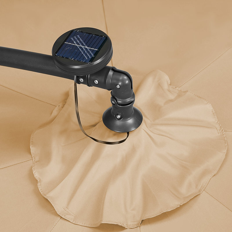 Parasol en porte-à-faux 10 pi Kinyon, Beige