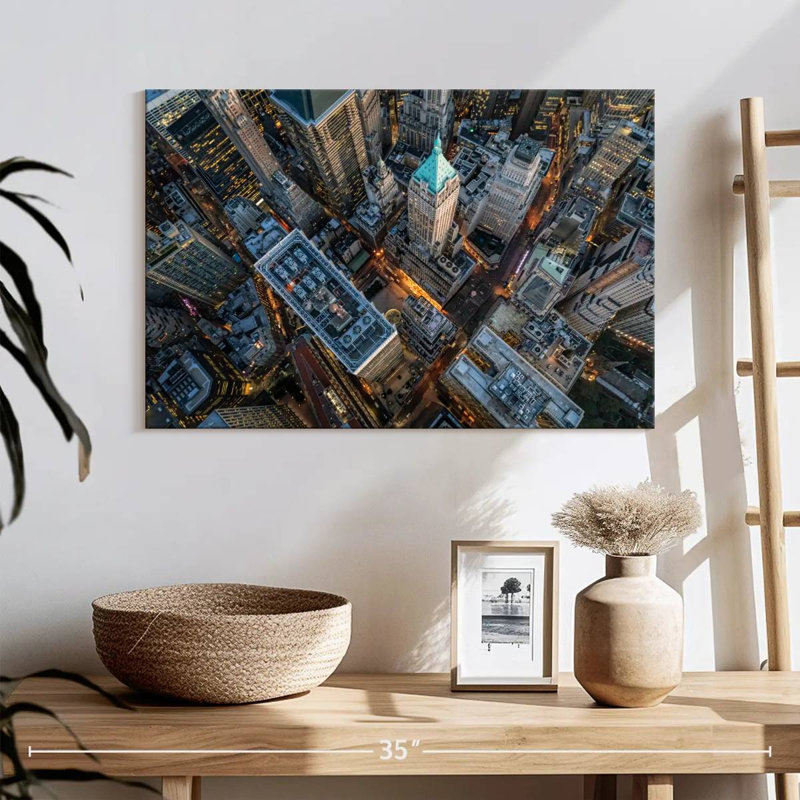 Nicci New York City d'en haut, H 16 po x l 24 po