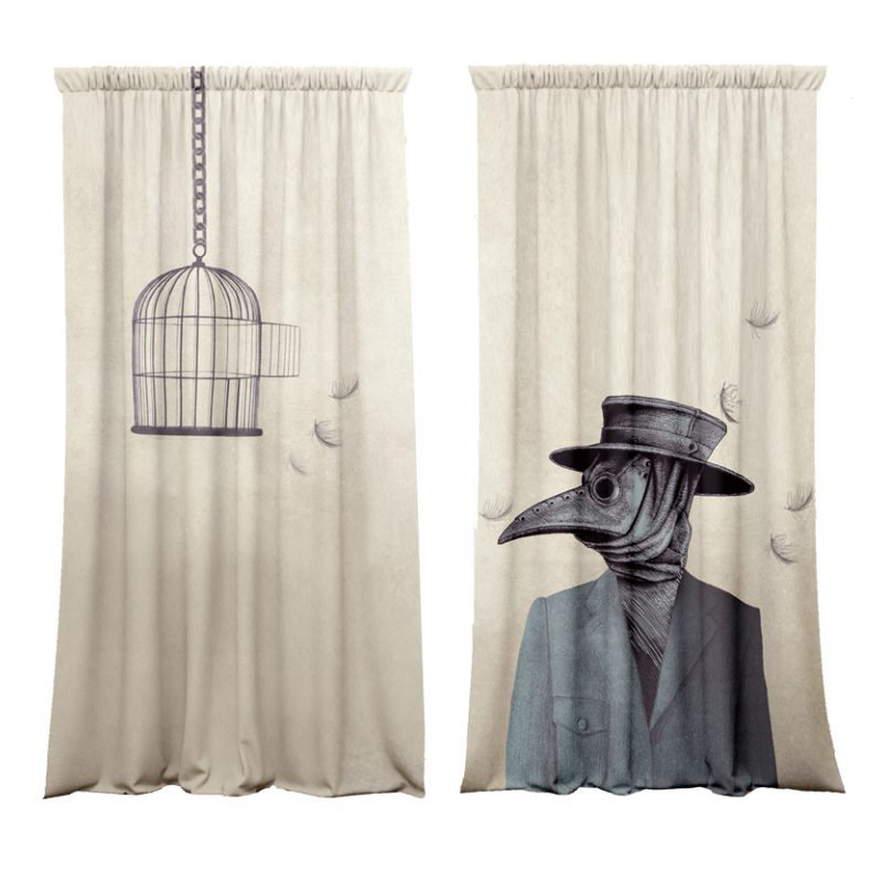 Chalan Velvet Blackout Curtain Panel Pair, 148cm x 350cm