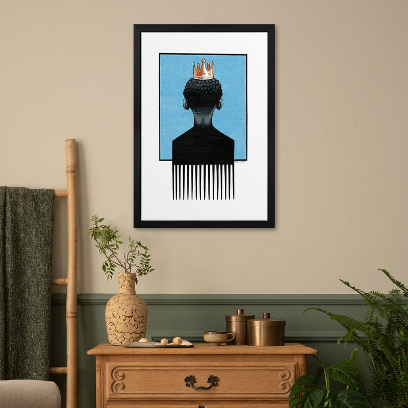 Affiche «Little Little Afropick» par Manasseh Johnson, H 24 po x l 16 po